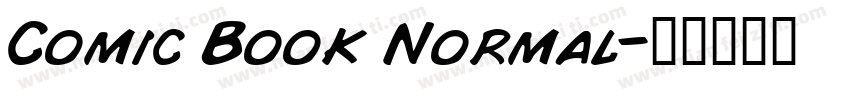 Comic Book Normal字体转换